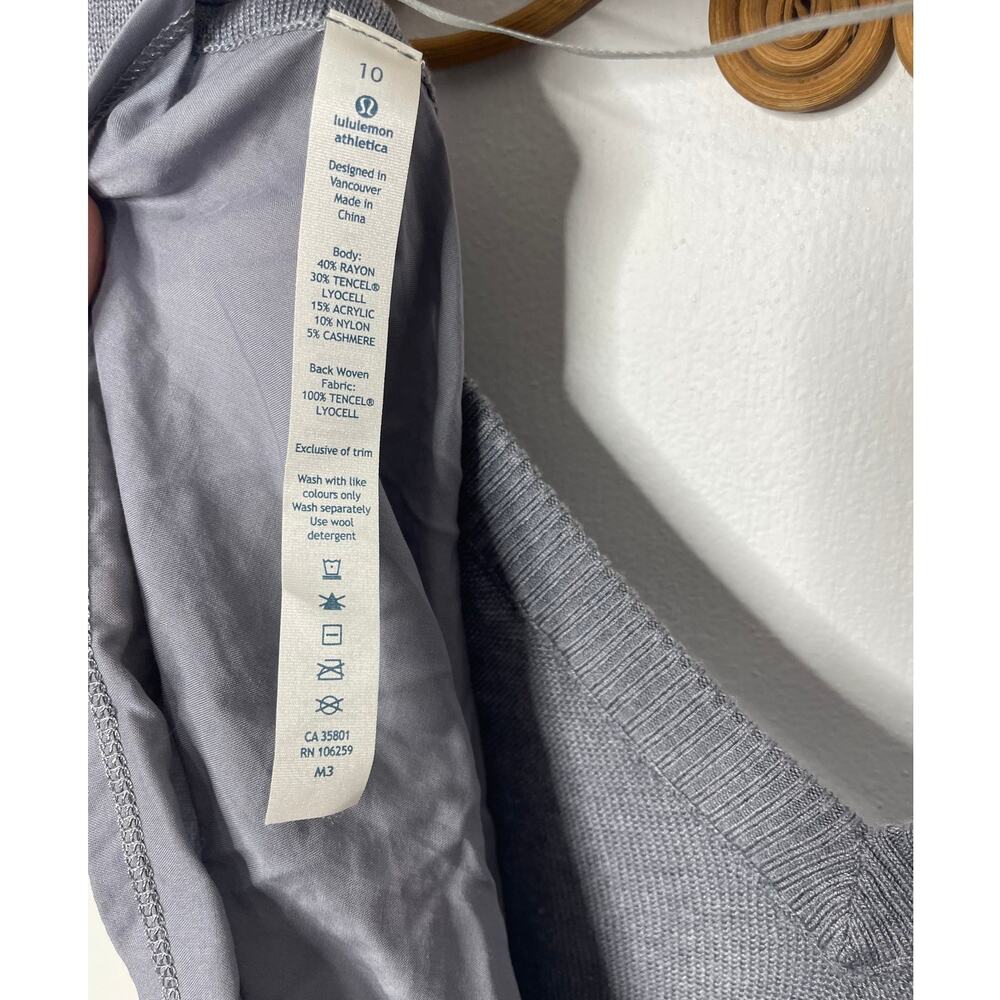 Lululemon Unity Pullover Heathered Fossil / Fossi… - image 4